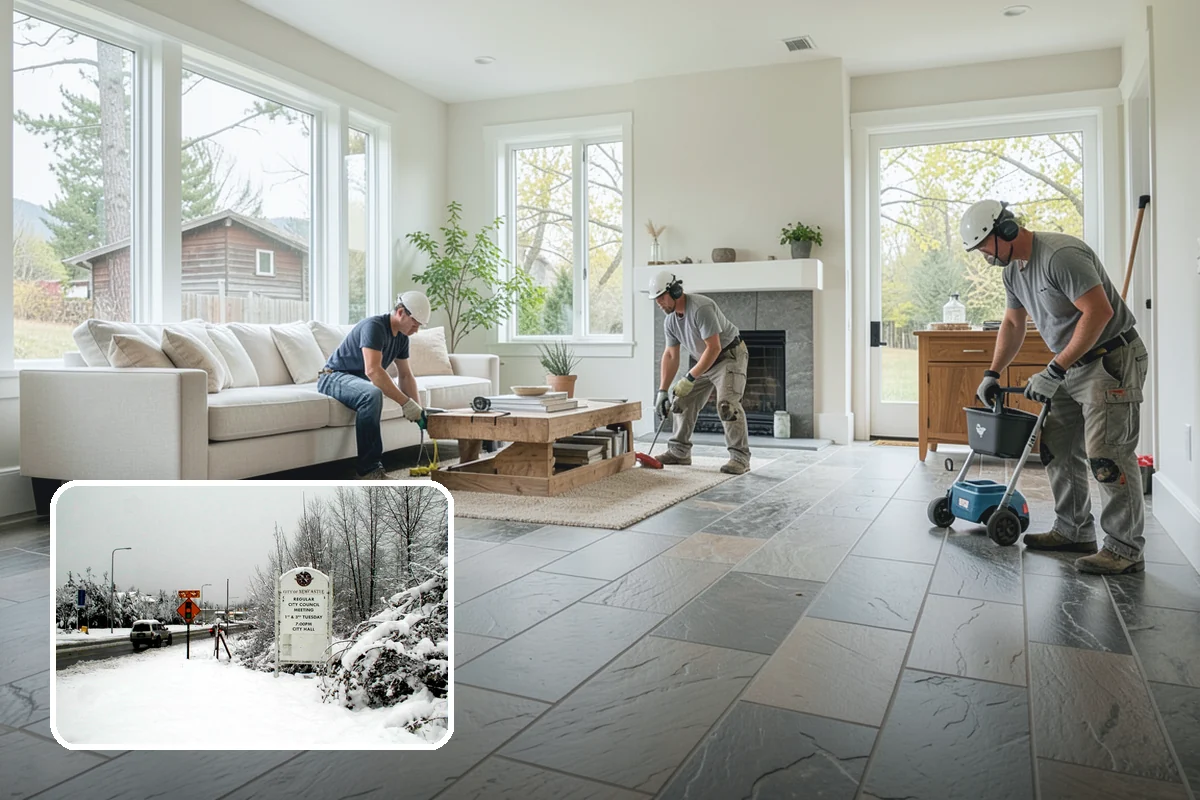 Home Gym Construction in Newcastle, King County, WA - Reinforced flooring rated for heavy equipment and impact