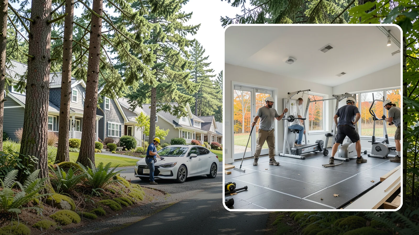 Home Gym Construction in Normandy Park, King County, WA - We build home gyms with the reinforced floors, ventilation, and space to support serious workouts.