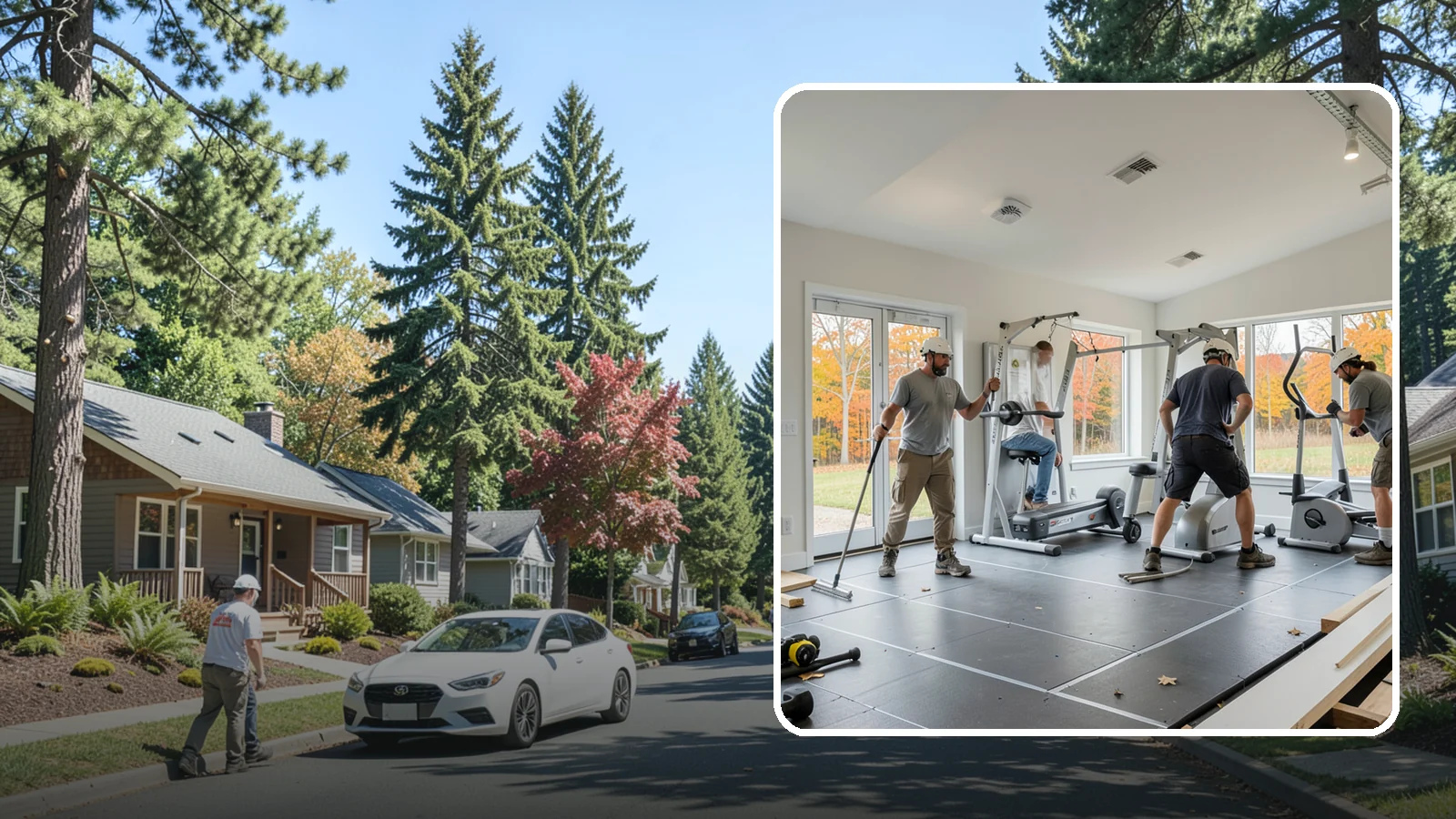 Home Gym Construction in Orting, Pierce County, WA - We build home gyms with the reinforced floors, ventilation, and space to support serious workouts.
