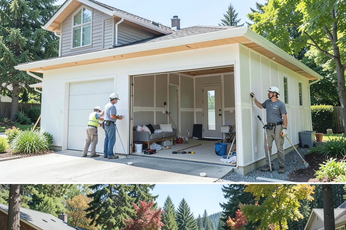 Home Gym Construction in Orting, Pierce County, WA - Home gym builds run year-round, and finishing before winter gives you an indoor workout space when trails turn wet.