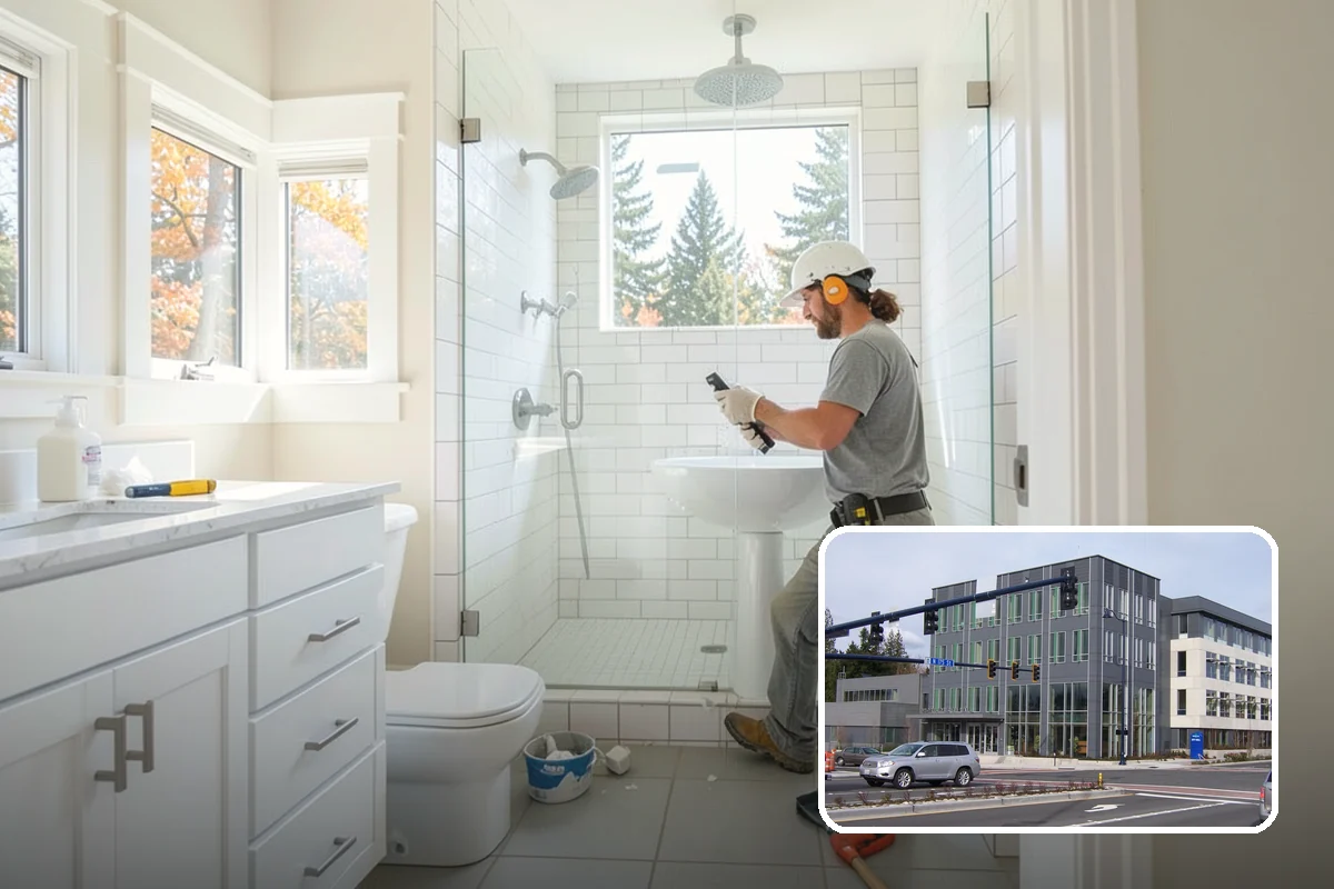 Home Gym Construction in Shoreline, King County, WA - Reinforced flooring rated for heavy equipment and impact
