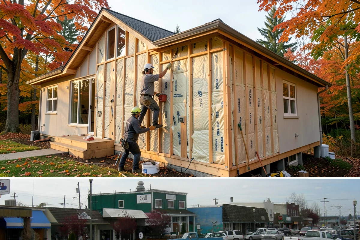 Home Gym Construction in Stanwood, Snohomish County, WA - Home gym builds run year-round, and finishing before winter gives you an indoor workout space when trails turn wet.