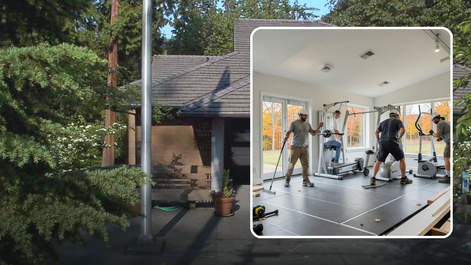 Home Gym Construction in Yarrow Point, King County, WA - We build home gyms with the reinforced floors, ventilation, and space to support serious workouts.