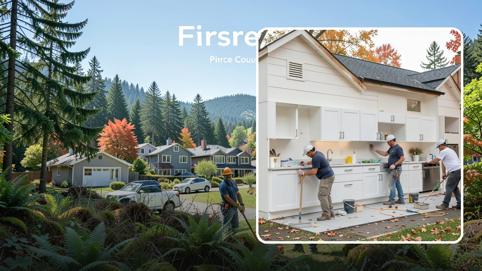 Home Improvements in Fircrest, Pierce County, WA - Practical home improvement services that tackle the upgrades and repairs your Western Washington home needs, big or small.