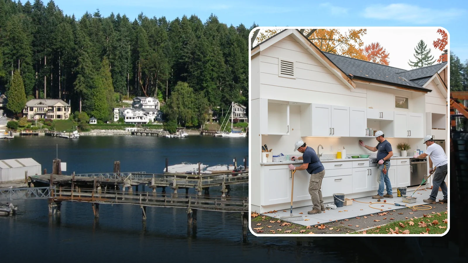 Home Improvements in Gig Harbor, Pierce County, WA - Practical home improvement services that tackle the upgrades and repairs your Western Washington home needs, big or small.