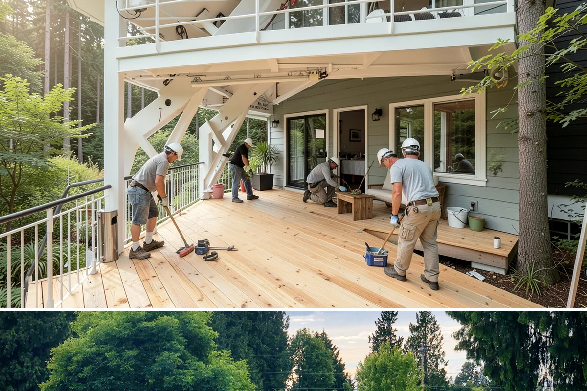 Home Library Construction in Bonney Lake, Pierce County, WA - Library construction is interior millwork that fits any season, including winter build-outs.