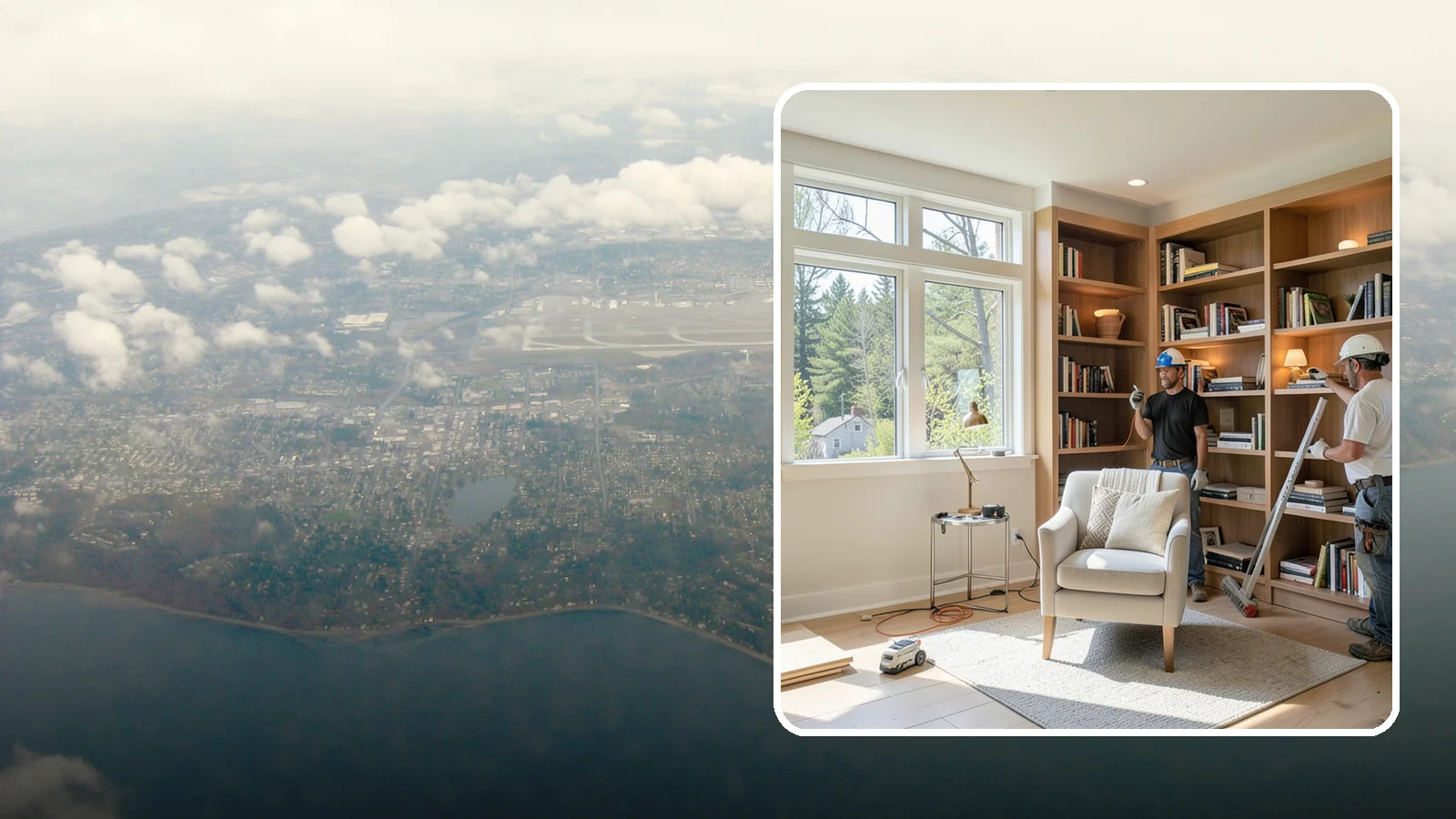Home Library Construction in Burien, King County, WA - We build home libraries with custom shelving and reading spaces that showcase and protect your books.