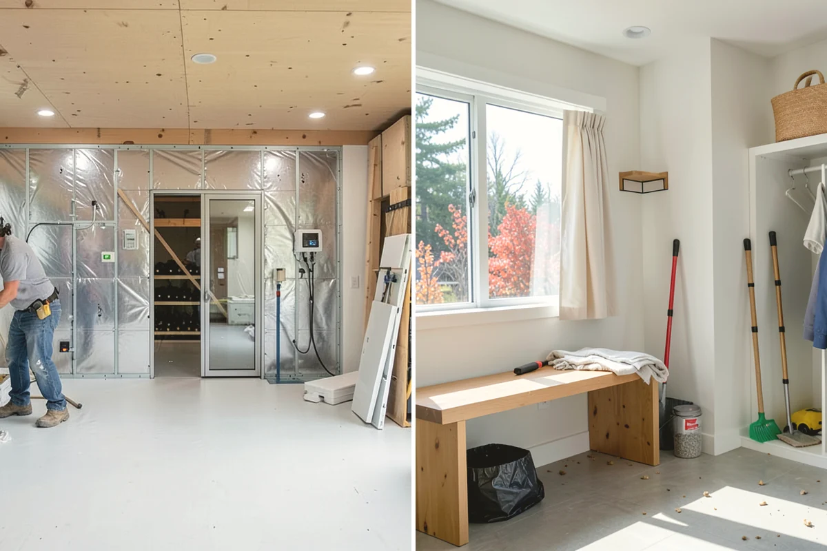 Home Library Construction in Burien, King County, WA - We measure the room and plan shelving capacity