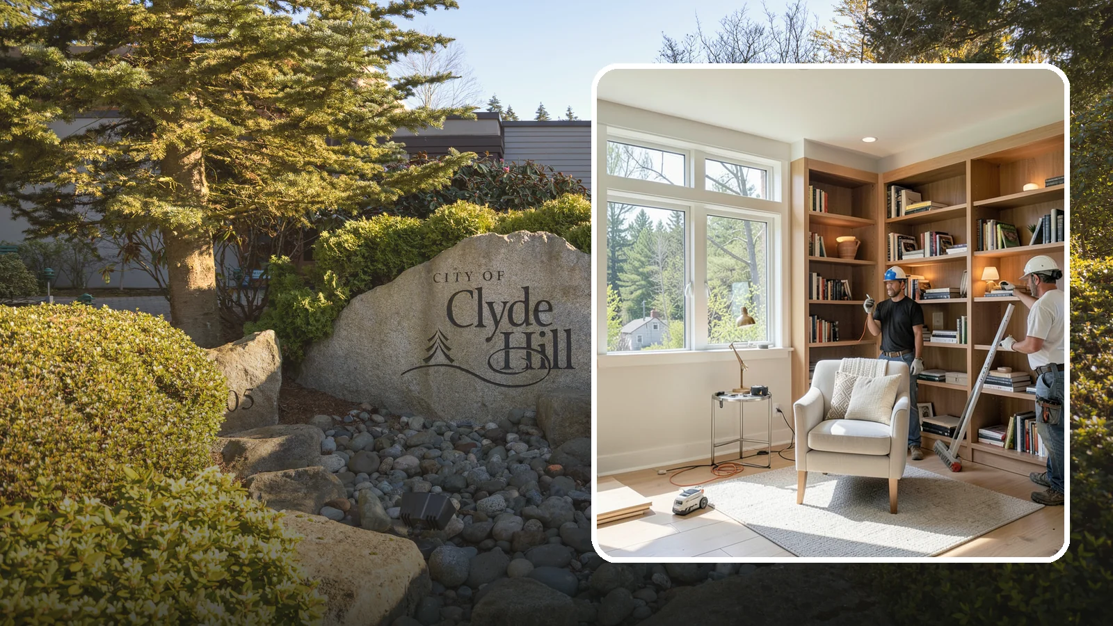 Home Library Construction in Clyde Hill, King County, WA - We build home libraries with custom shelving and reading spaces that showcase and protect your books.