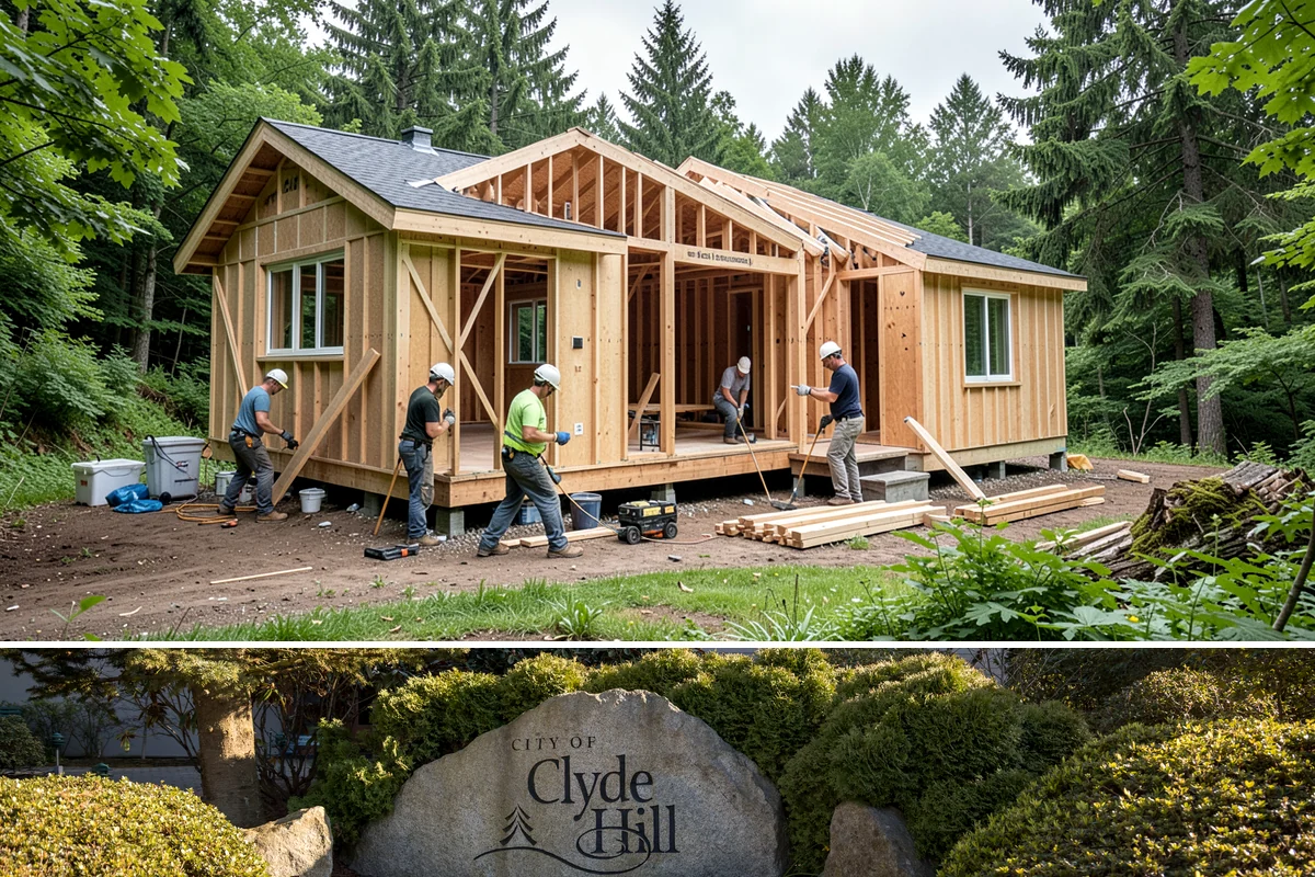 Home Library Construction in Clyde Hill, King County, WA - Library construction is interior millwork that fits any season, including winter build-outs.