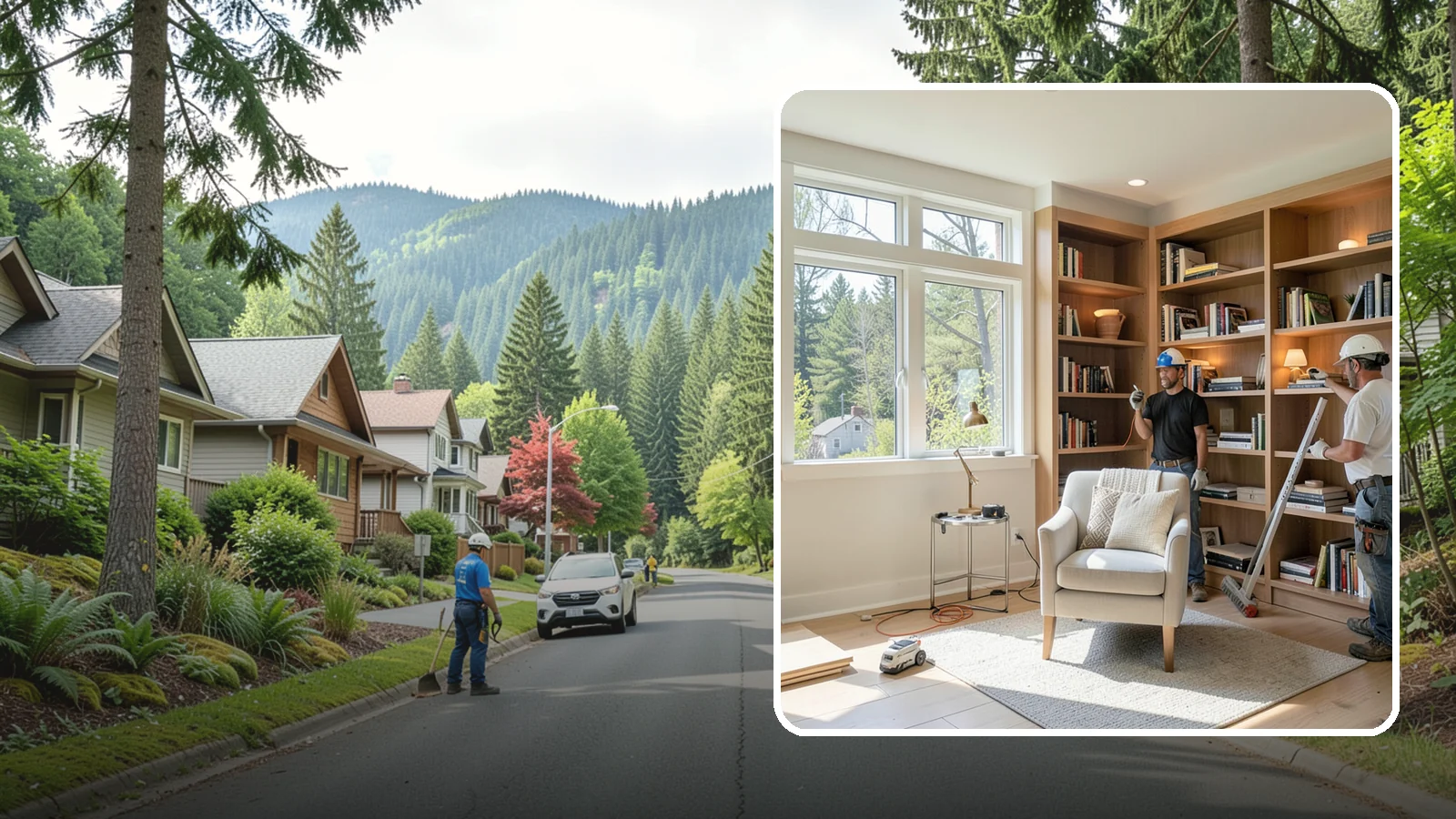 Home Library Construction in Darrington, Snohomish County, WA - We build home libraries with custom shelving and reading spaces that showcase and protect your books.
