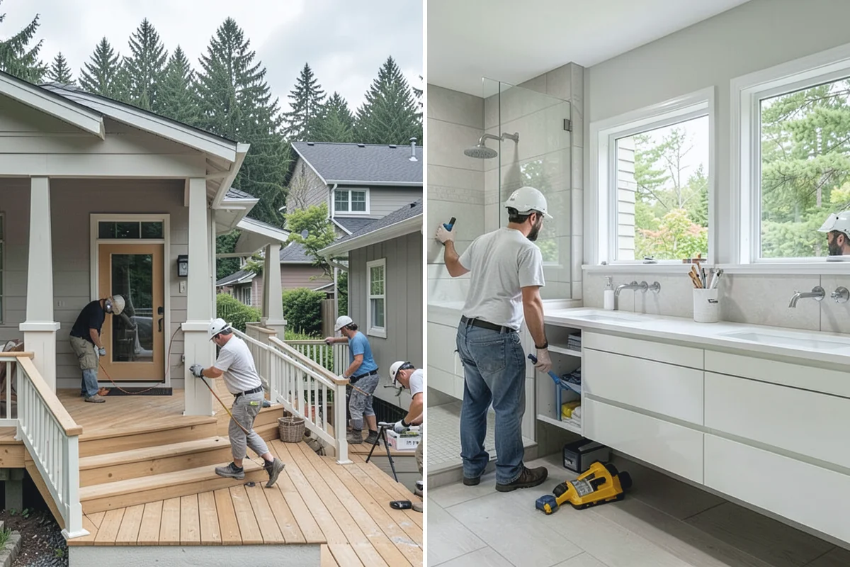 Home Library Construction in Des Moines, King County, WA - We measure the room and plan shelving capacity