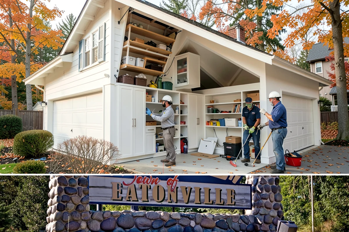 Home Library Construction in Eatonville, Pierce County, WA - Library construction is interior millwork that fits any season, including winter build-outs.