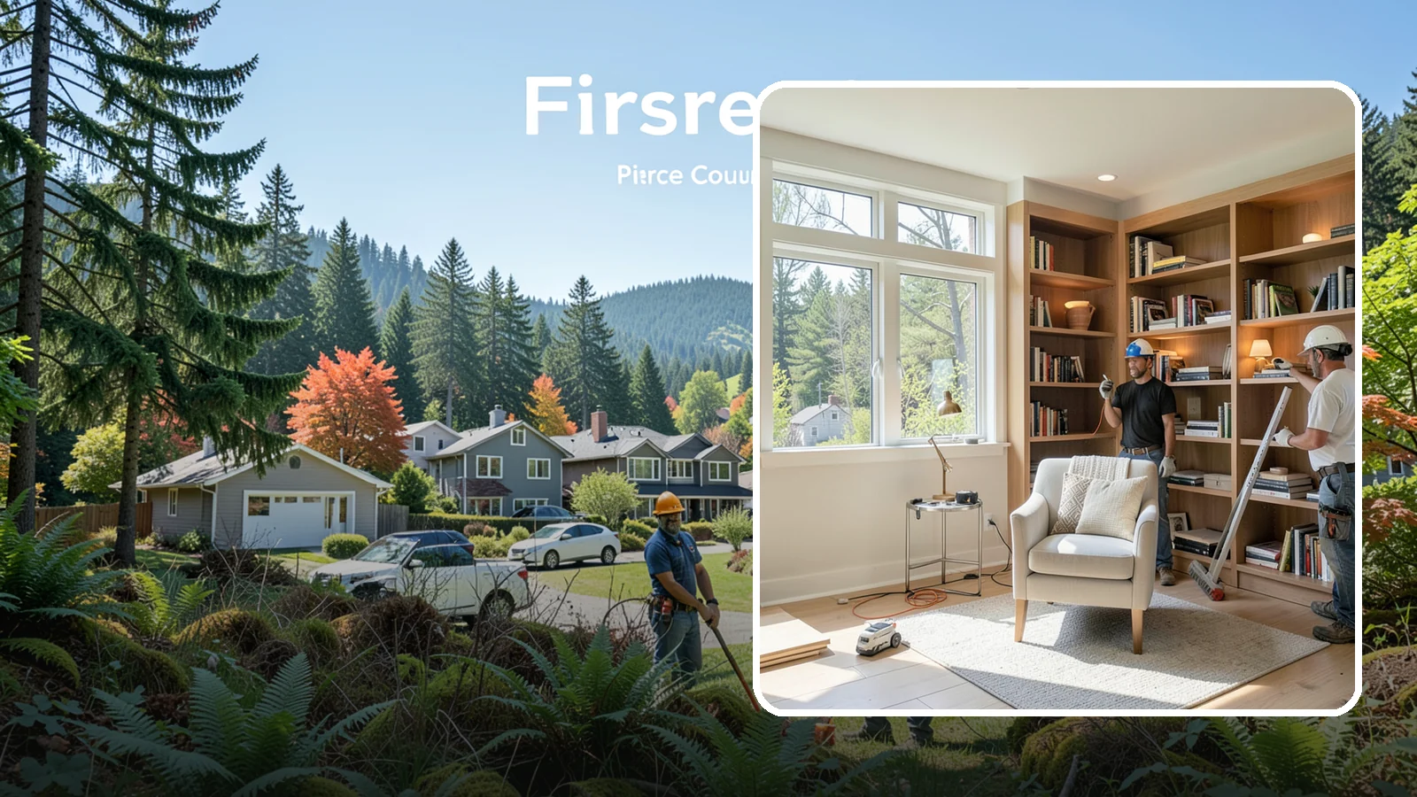 Home Library Construction in Fircrest, Pierce County, WA - We build home libraries with custom shelving and reading spaces that showcase and protect your books.