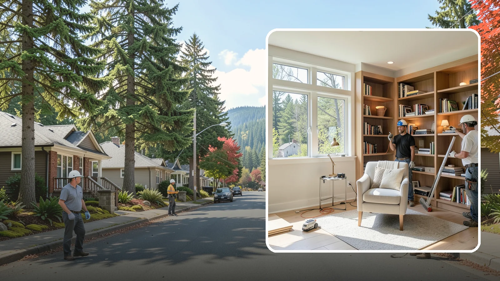 Home Library Construction in Hunts Point, King County, WA - We build home libraries with custom shelving and reading spaces that showcase and protect your books.