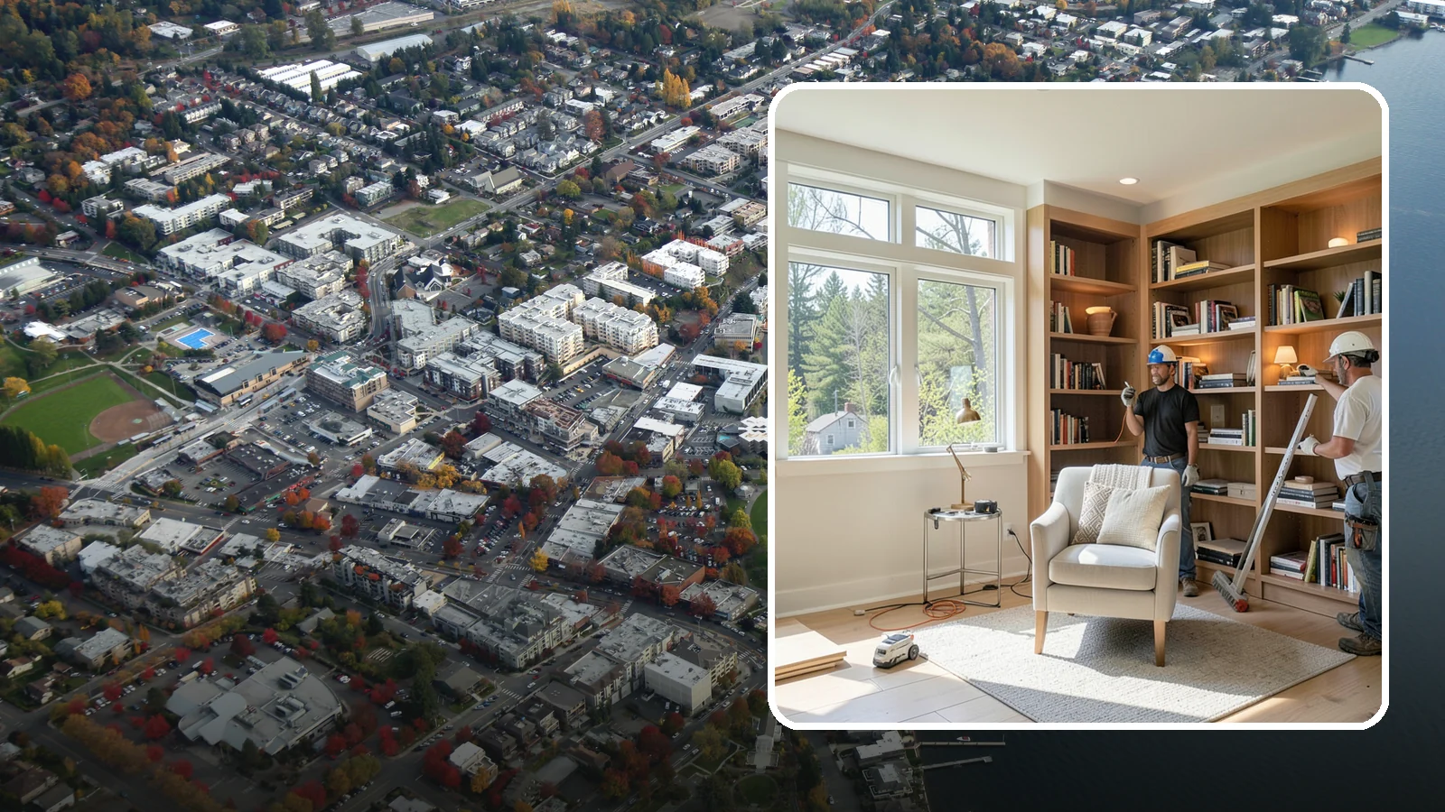 Home Library Construction in Kirkland, King County, WA - We build home libraries with custom shelving and reading spaces that showcase and protect your books.