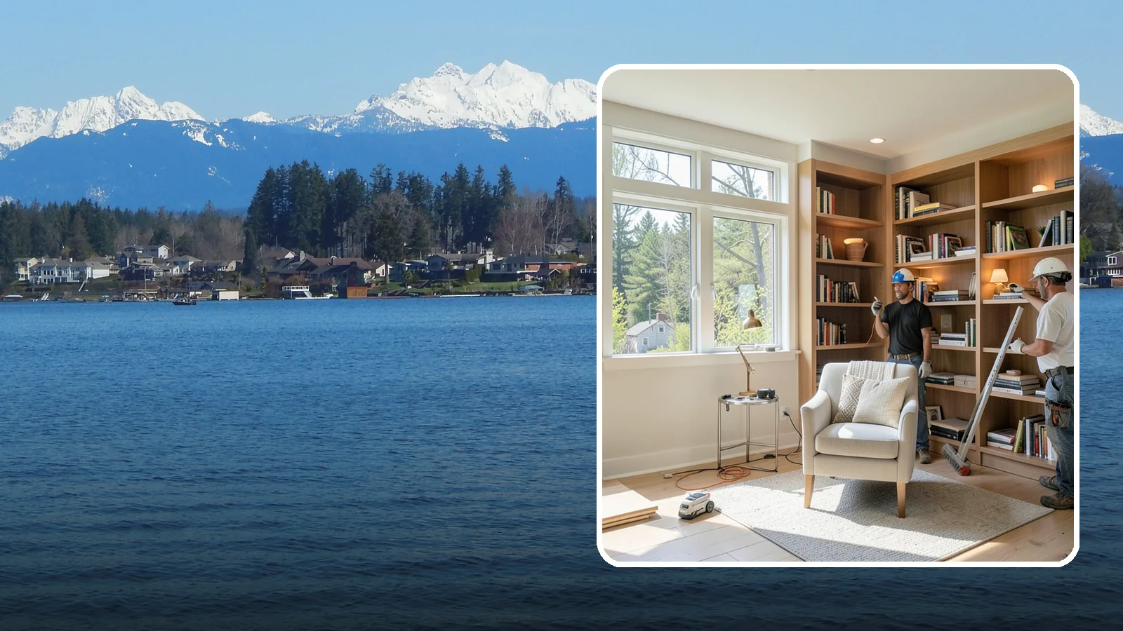 Home Library Construction in Lake Stevens, Snohomish County, WA - We build home libraries with custom shelving and reading spaces that showcase and protect your books.