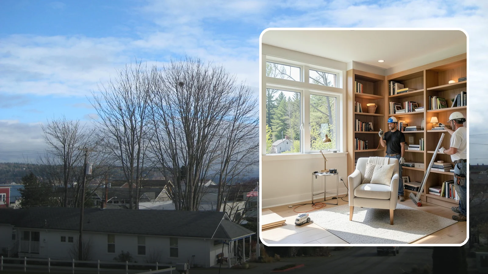 Home Library Construction in Langley, Island County, WA - We build home libraries with custom shelving and reading spaces that showcase and protect your books.