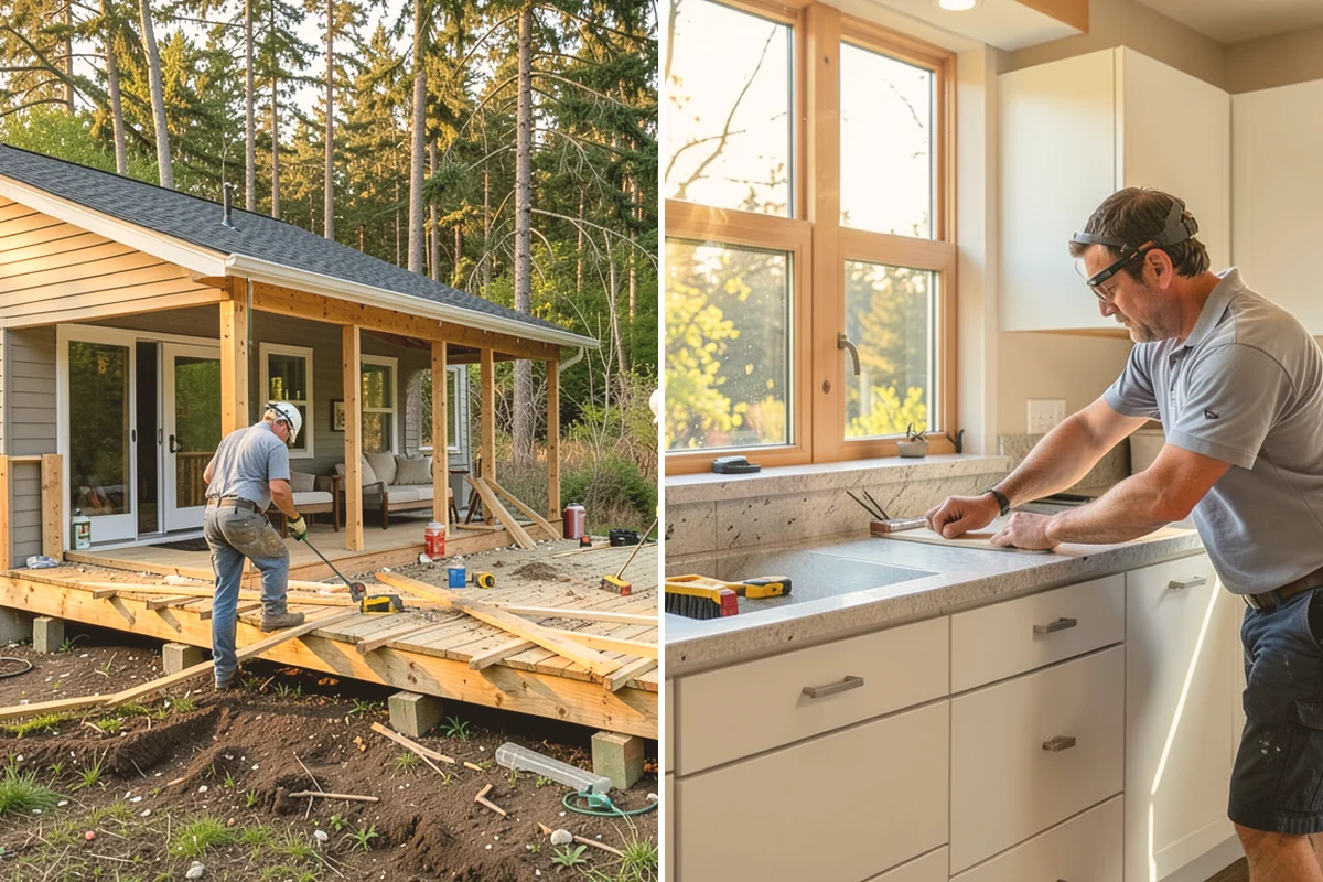 Home Library Construction in Milton, King County, WA - We measure the room and plan shelving capacity