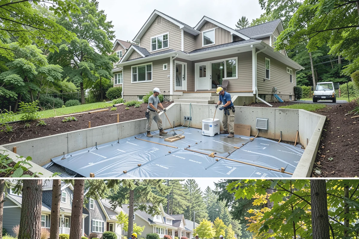 Home Library Construction in Normandy Park, King County, WA - Library construction is interior millwork that fits any season, including winter build-outs.