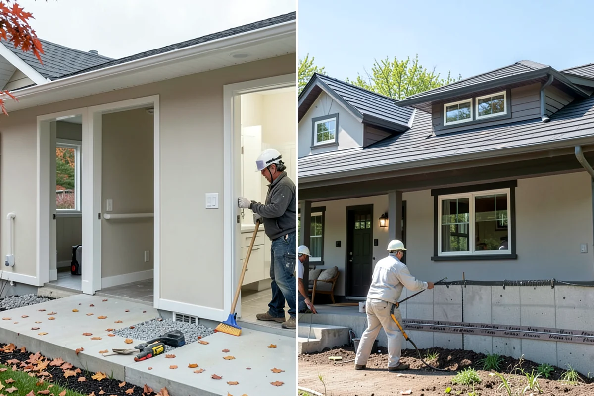 Home Library Construction in Pacific, King County, WA - We measure the room and plan shelving capacity