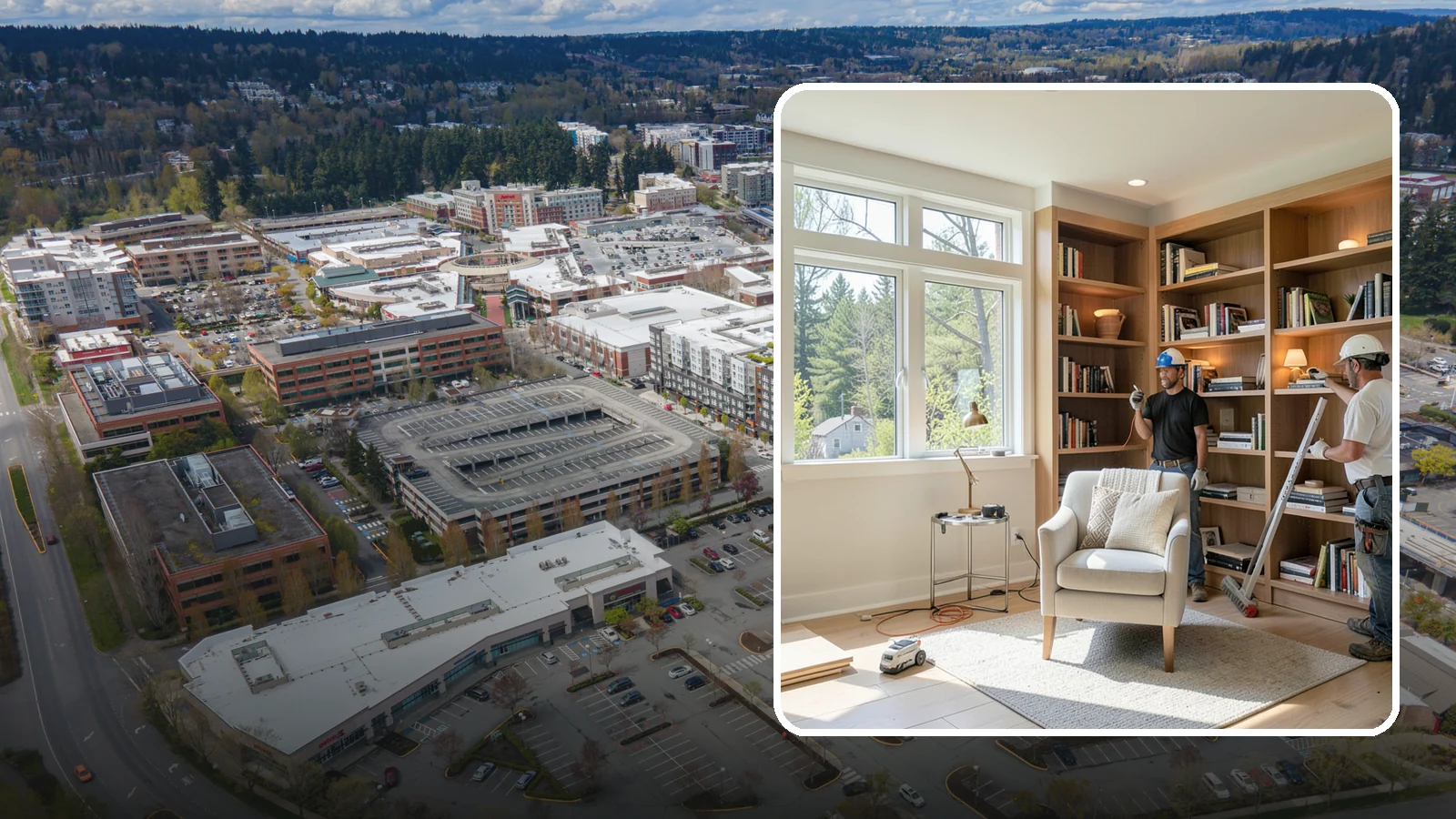Home Library Construction in Redmond, King County, WA - We build home libraries with custom shelving and reading spaces that showcase and protect your books.