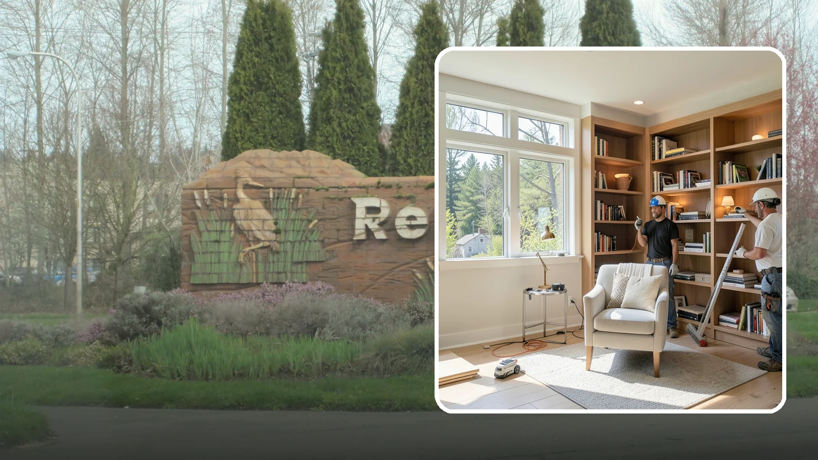Home Library Construction in Renton, King County, WA - We build home libraries with custom shelving and reading spaces that showcase and protect your books.