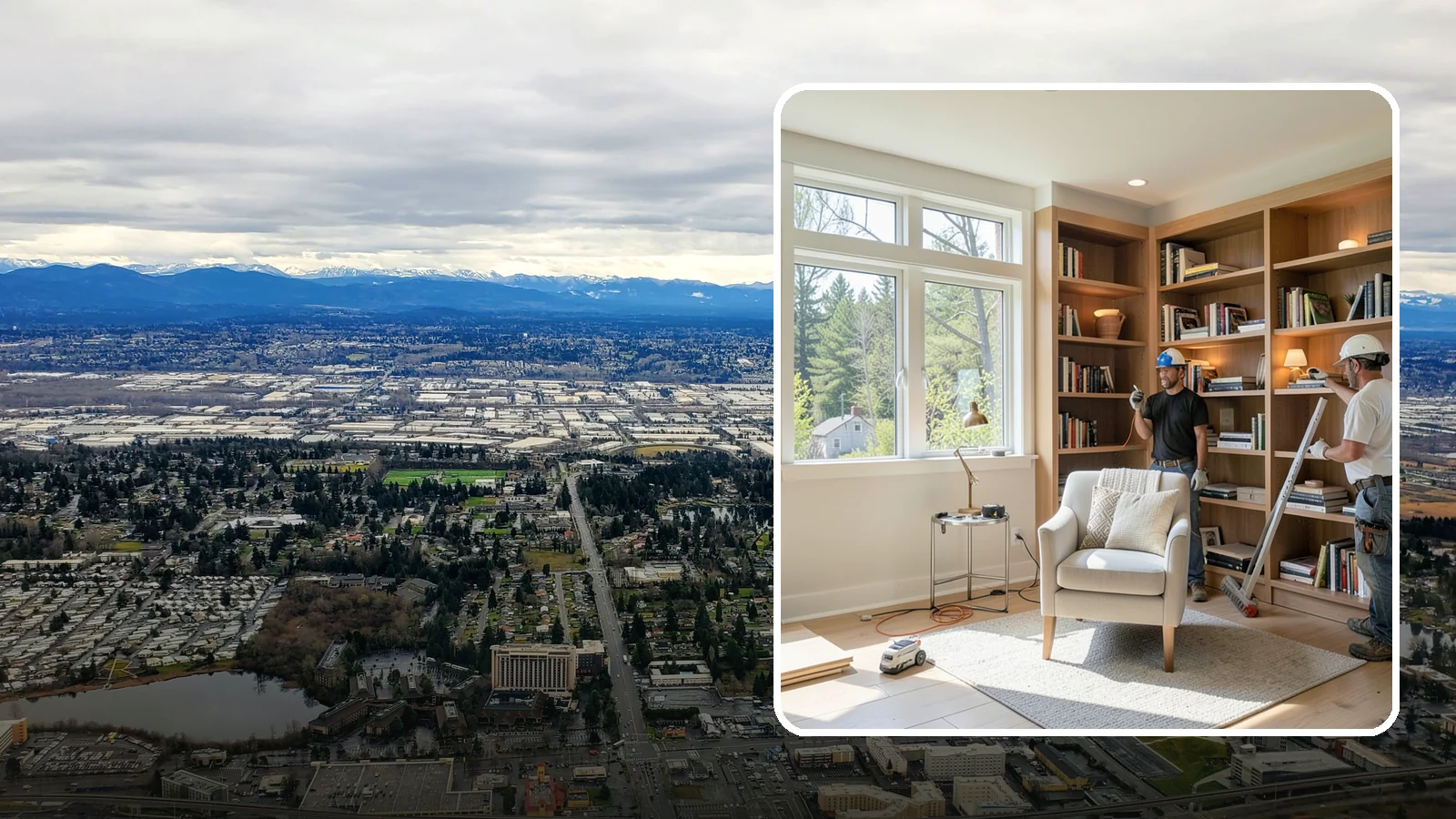 Home Library Construction in SeaTac, King County, WA - We build home libraries with custom shelving and reading spaces that showcase and protect your books.