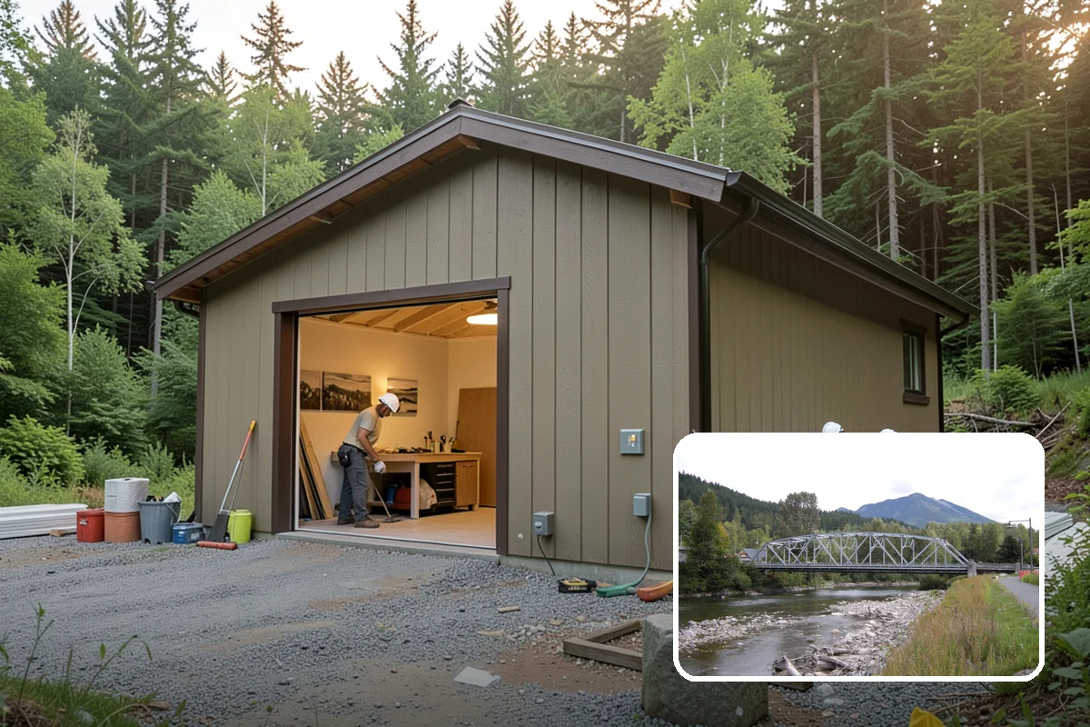 Home Library Construction in Skykomish, King County, WA - Floor-to-ceiling shelving engineered for heavy loads