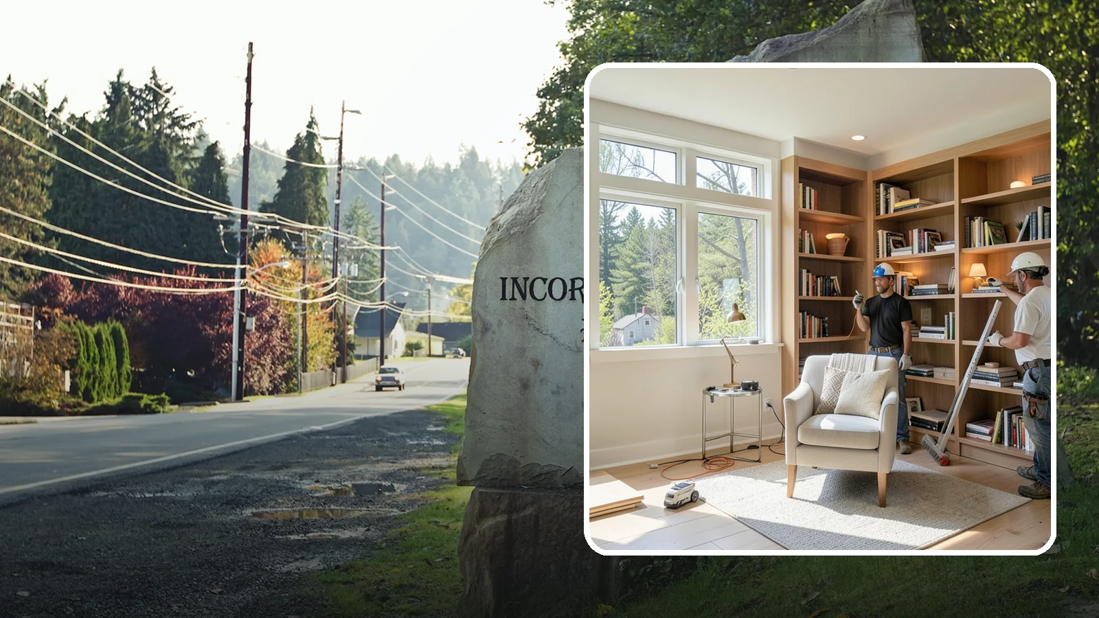 Home Library Construction in Wilkeson, Pierce County, WA - We build home libraries with custom shelving and reading spaces that showcase and protect your books.