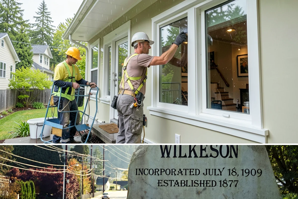 Home Library Construction in Wilkeson, Pierce County, WA - Library construction is interior millwork that fits any season, including winter build-outs.