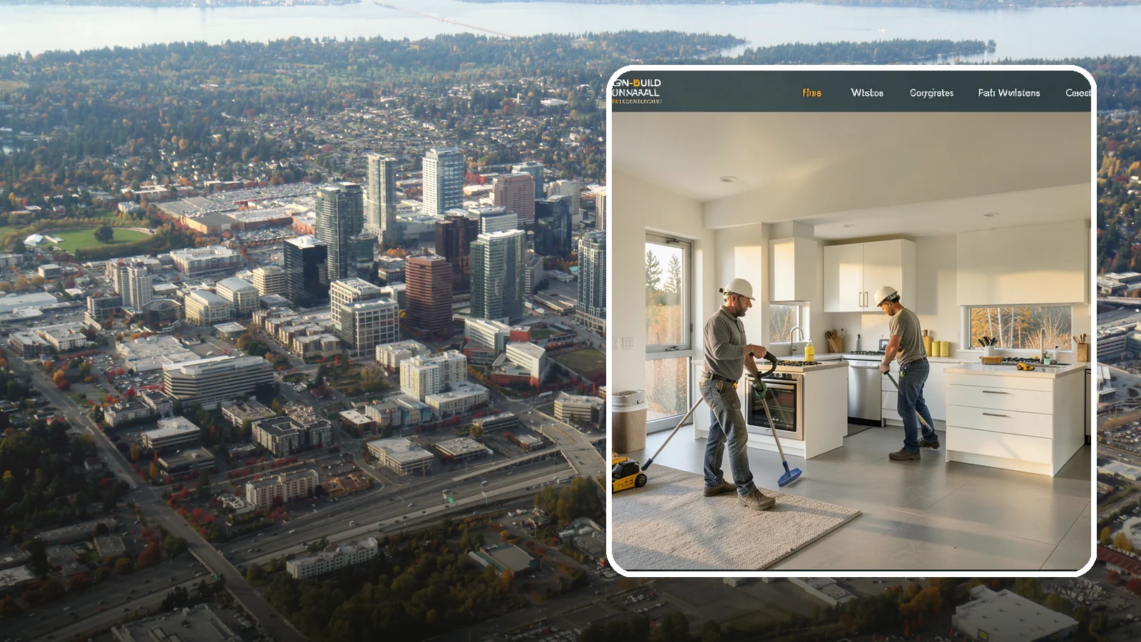 Home Modernization in Bellevue, King County, WA - Home modernization that brings dated Western Washington houses up to current styles, systems, and efficiency standards.