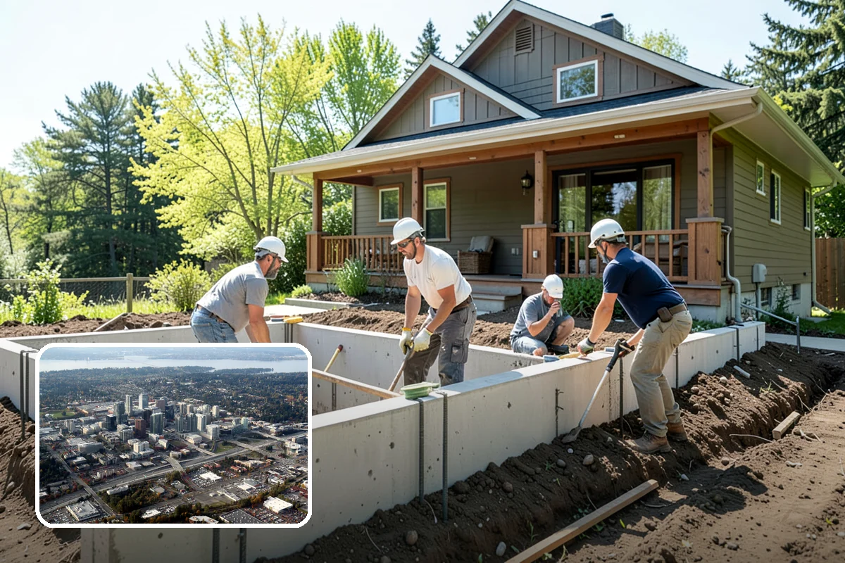 Home Modernization in Bellevue, King County, WA - Contemporary finishes and updated styling