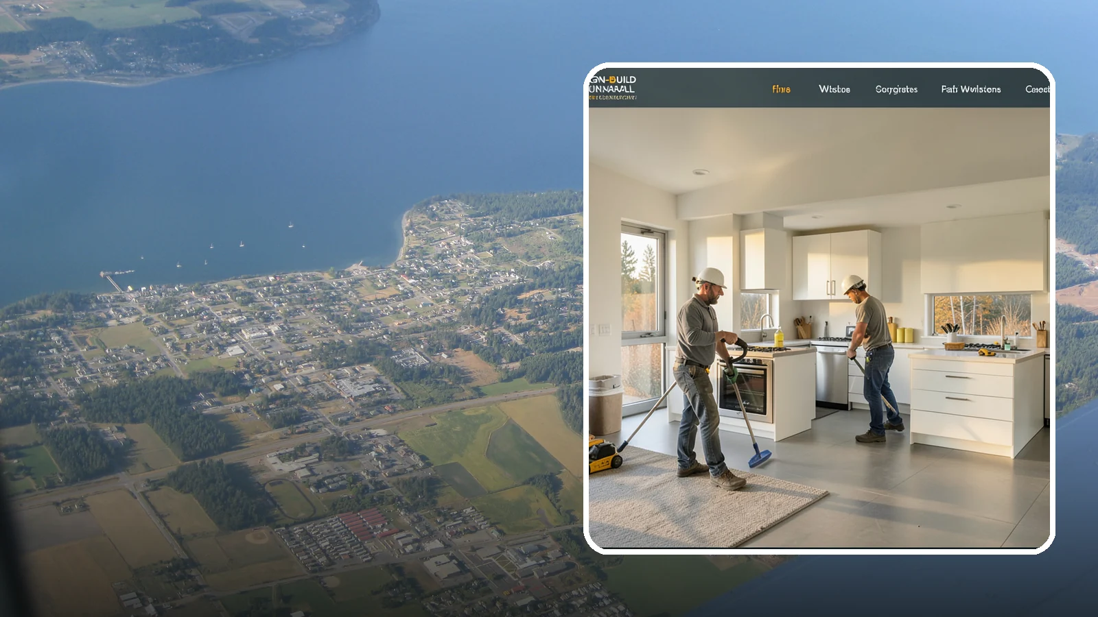 Home Modernization in Coupeville, Island County, WA - Home modernization that brings dated Western Washington houses up to current styles, systems, and efficiency standards.