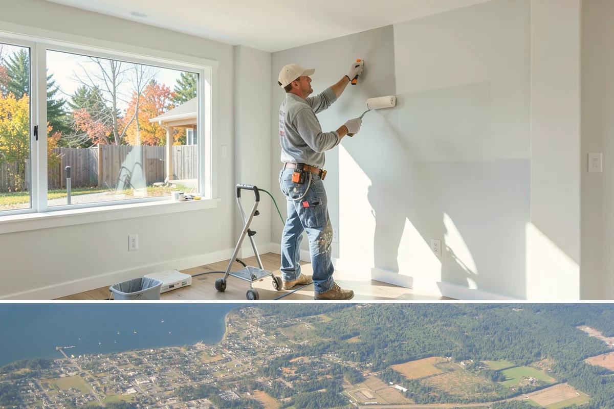 Home Modernization in Coupeville, Island County, WA - Modernization projects centered on interior systems and finishes are comfortably completed during the rainier months.