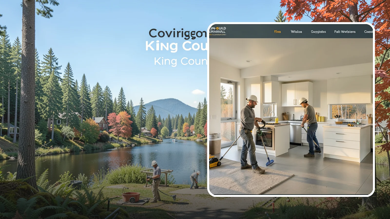 Home Modernization in Covington, King County, WA - Home modernization that brings dated Western Washington houses up to current styles, systems, and efficiency standards.