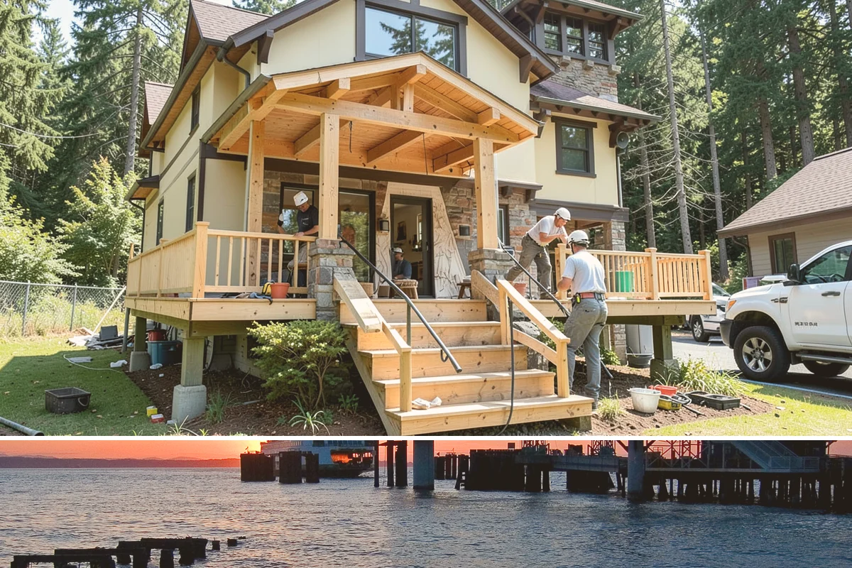 Home Modernization in Edmonds, Snohomish County, WA - Modernization projects centered on interior systems and finishes are comfortably completed during the rainier months.