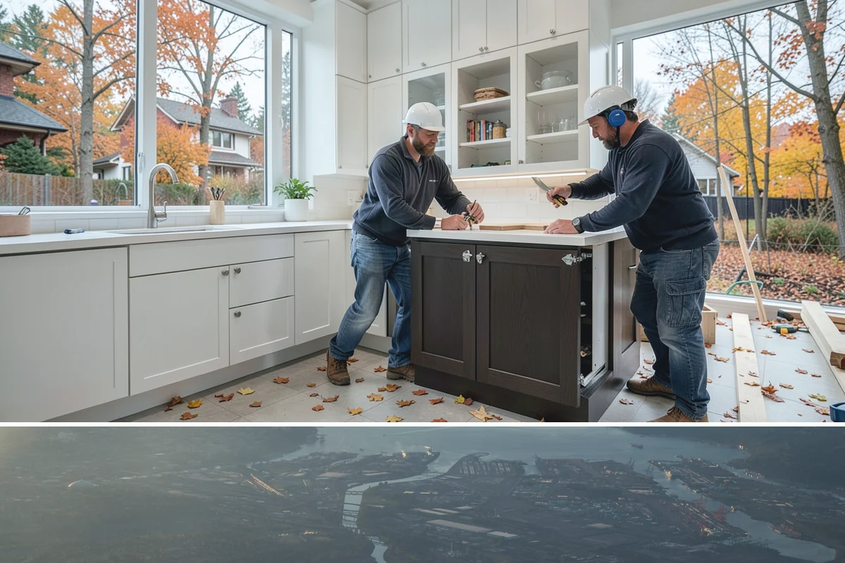 Home Modernization in Fife, Pierce County, WA - Modernization projects centered on interior systems and finishes are comfortably completed during the rainier months.