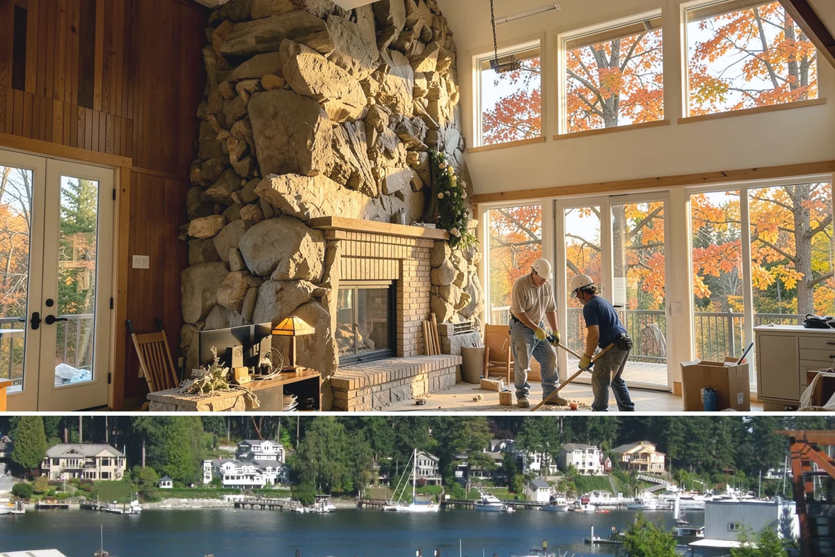 Home Modernization in Gig Harbor, Pierce County, WA - Modernization projects centered on interior systems and finishes are comfortably completed during the rainier months.