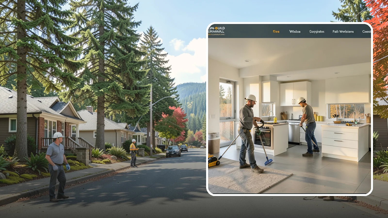 Home Modernization in Hunts Point, King County, WA - Home modernization that brings dated Western Washington houses up to current styles, systems, and efficiency standards.