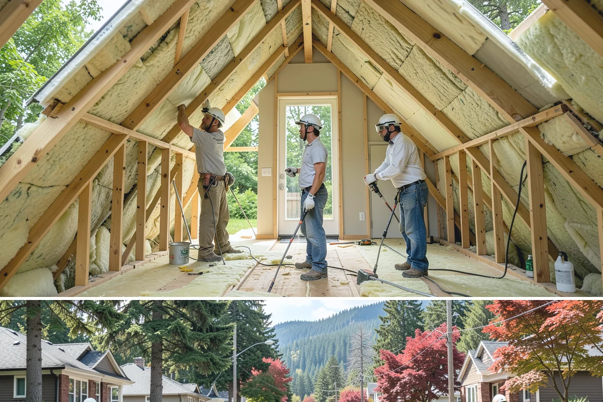 Home Modernization in Hunts Point, King County, WA - Modernization projects centered on interior systems and finishes are comfortably completed during the rainier months.