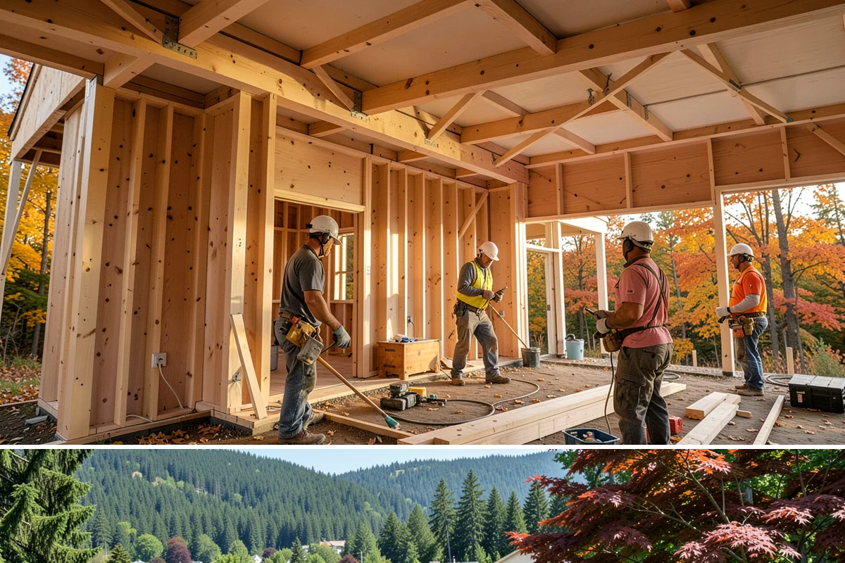 Home Modernization in Index, Snohomish County, WA - Modernization projects centered on interior systems and finishes are comfortably completed during the rainier months.