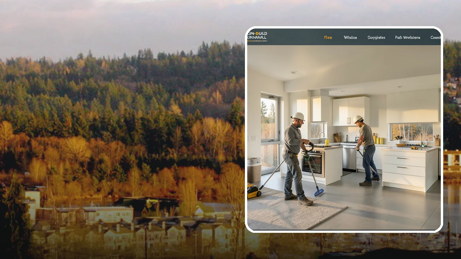 Home Modernization in Kenmore, King County, WA - Home modernization that brings dated Western Washington houses up to current styles, systems, and efficiency standards.