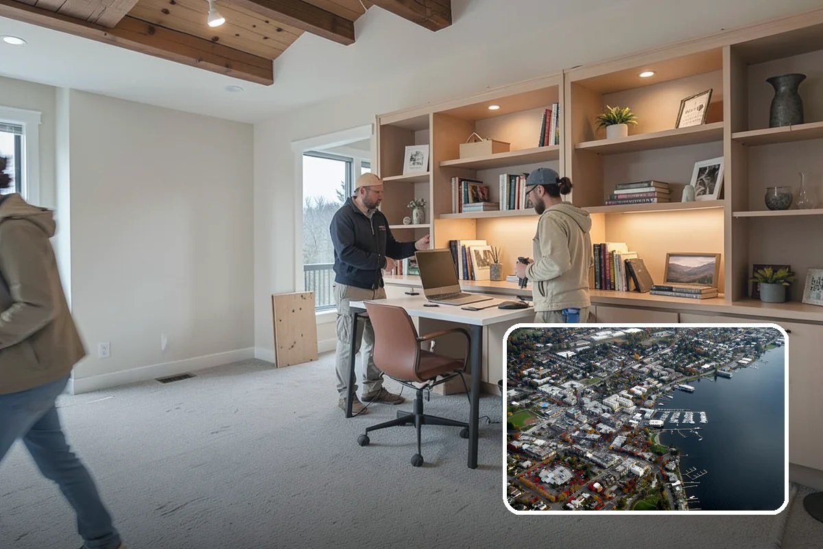 Home Modernization in Kirkland, King County, WA - Contemporary finishes and updated styling