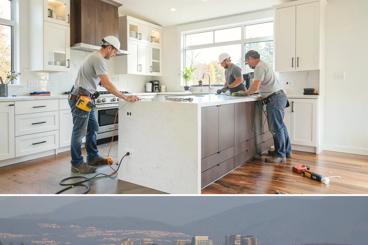 Home Modernization in Medina, King County, WA - Modernization projects centered on interior systems and finishes are comfortably completed during the rainier months.