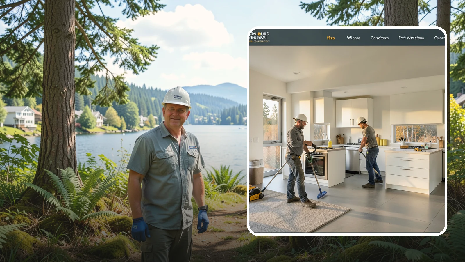 Home Modernization in Milton, King County, WA - Home modernization that brings dated Western Washington houses up to current styles, systems, and efficiency standards.