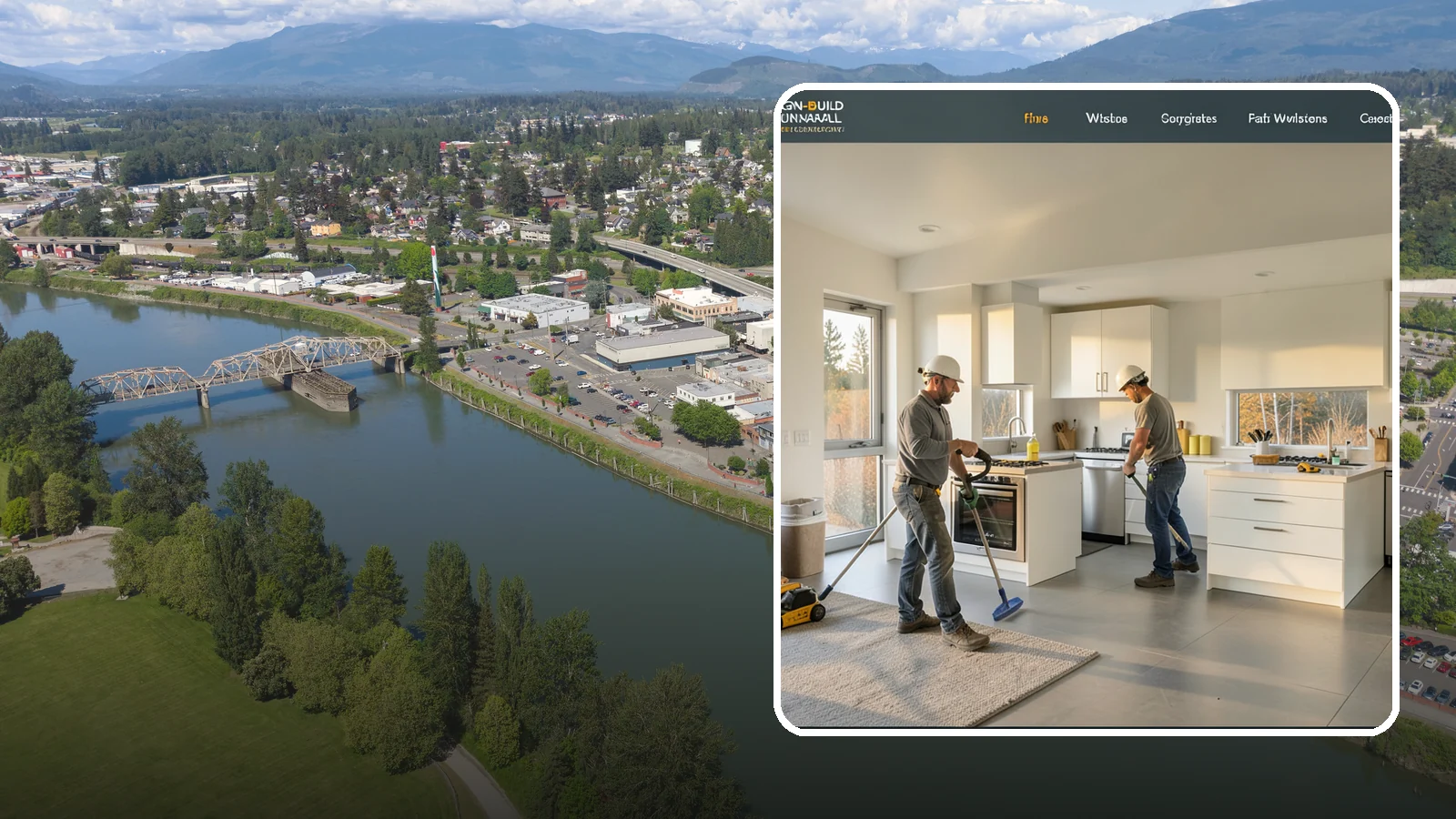 Home Modernization in Mount Vernon, Skagit County, WA - Home modernization that brings dated Western Washington houses up to current styles, systems, and efficiency standards.