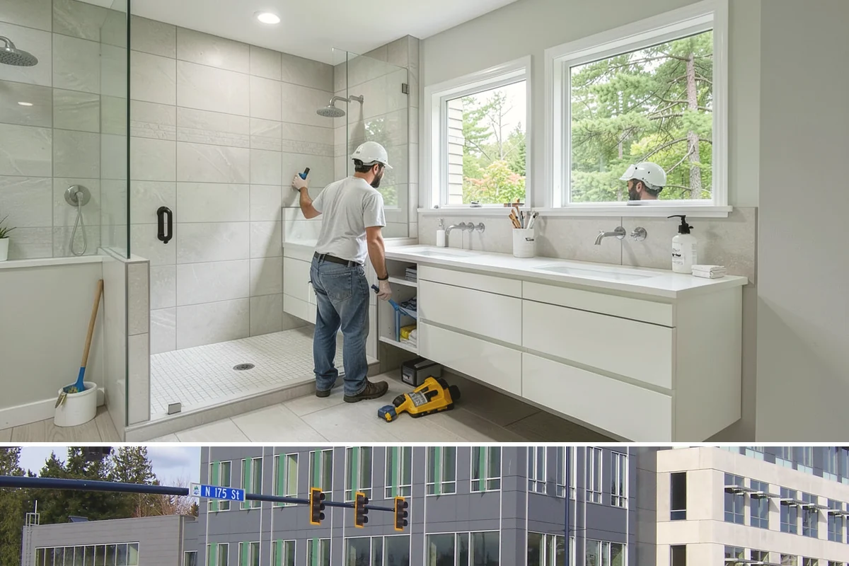 Home Modernization in Shoreline, King County, WA - Modernization projects centered on interior systems and finishes are comfortably completed during the rainier months.