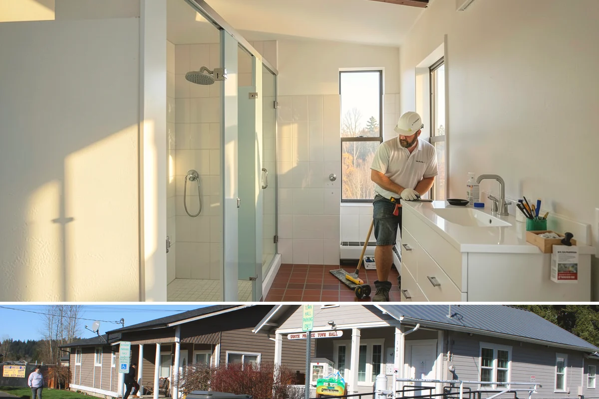 Home Modernization in South Prairie, Pierce County, WA - Modernization projects centered on interior systems and finishes are comfortably completed during the rainier months.