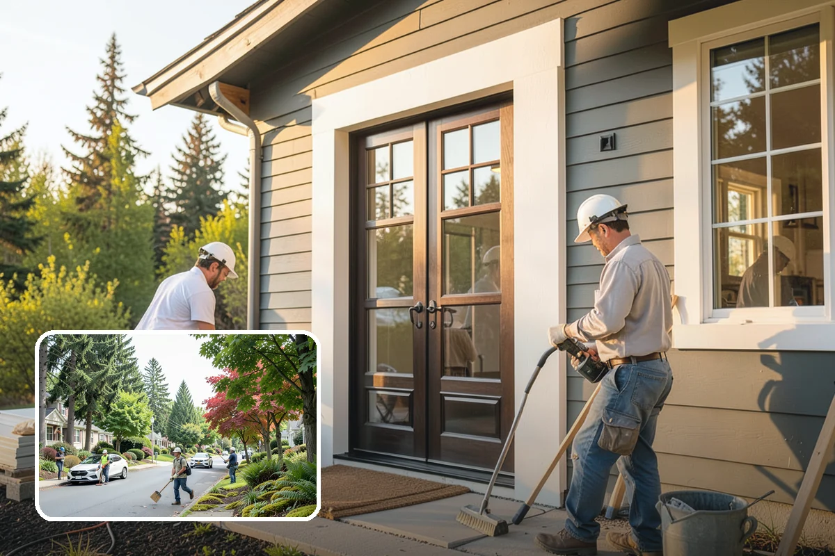 Home Office Remodeling in Beaux Arts Village, King County, WA - Dedicated circuits and data runs for reliable technology